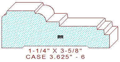 Door/Window Casing 3-5/8" - 6