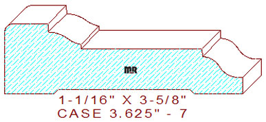 Door/Window Casing 3-5/8" - 7 Door/Window Casing 3-5/8" - 7