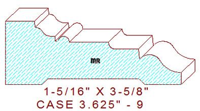 Door/Window Casing 3-5/8" - 9