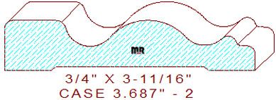 Door/Window Casing 3-11/16" - 2
