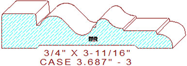 Door/Window Casing 3-11/16" - 3