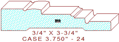 Door/Window Casing 3-3/4" - 24 Door/Window Casing 3-3/4" - 24