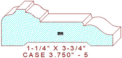 Door/Window Casing 3-3/4" - 5