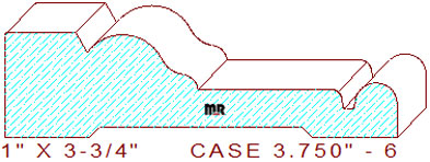 Door/Window Casing 3-3/4" - 6 Door/Window Casing 3-3/4" - 6