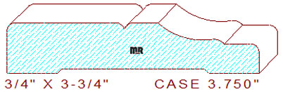 Door/Window Casing 3-3/4" Door/Window Casing 3-3/4"