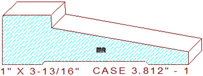 Door/Window Casing 3-13/16" - 1 Door/Window Casing 3-13/16" - 1