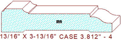Door/Window Casing 3-13/16" - 4