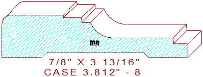 Door/Window Casing 3-13/16" - 8