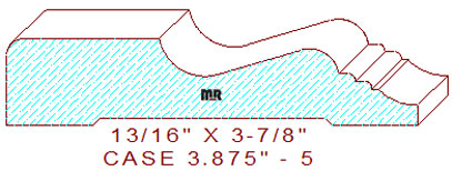 Door/Window Casing 3-7/8" - 5 Door/Window Casing 3-7/8" - 5