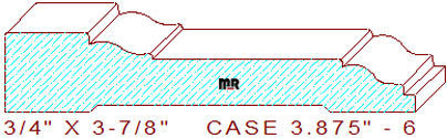 Door/Window Casing 3-7/8" - 6 Door/Window Casing 3-7/8" - 6