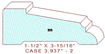Door/Window Casing 3-15/16" - 2 Door/Window Casing 3-15/16" - 2