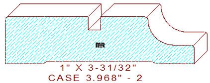 Door/Window Casing 3-31/32" - 2 Door/Window Casing 3-31/32" - 2