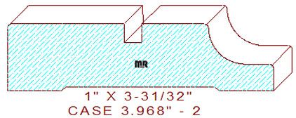 Door/Window Casing 3-31/32" - 2