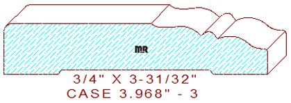 Door/Window Casing 3-31/32" - 3