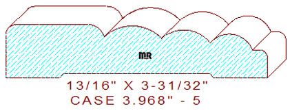 Door/Window Casing 3-31/32" - 5