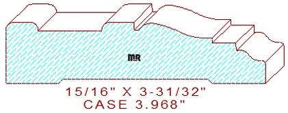 Door/Window Casing 3-31/32" Door/Window Casing 3-31/32"