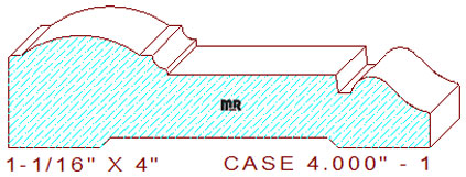 Door/Window Casing 4" - 1