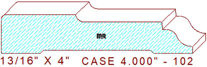 Door/Window Casing 4" - 102