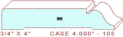Door/Window Casing 4" - 105 Door/Window Casing 4" - 105