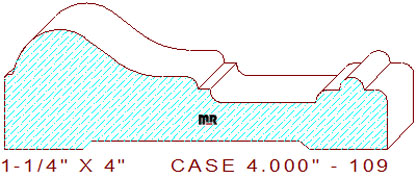Door/Window Casing 4" - 109 Door/Window Casing 4" - 109