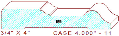 Door/Window Casing 4" - 11 Door/Window Casing 4" - 11