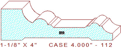 Door/Window Casing 4" - 112 Door/Window Casing 4" - 112