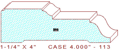 Door/Window Casing 4" - 113 Door/Window Casing 4" - 113