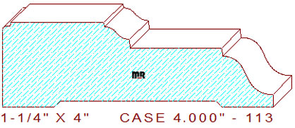 Door/Window Casing 4" - 113