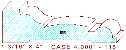 Door/Window Casing 4" - 118