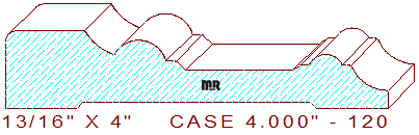 Door/Window Casing 4" - 120 Door/Window Casing 4" - 120