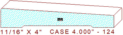 Door/Window Casing 4" - 124