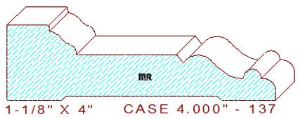 Door/Window Casing 4" - 137 