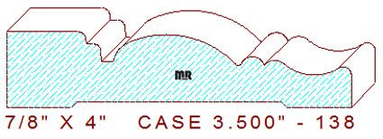 Door/Window Casing 4" - 138 Door/Window Casing 4" - 138