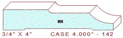 Door/Window Casing 4" - 142 Door/Window Casing 4" - 142