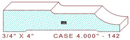 Door/Window Casing 4" - 142