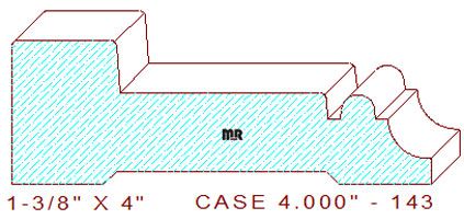 Door/Window Casing 4" - 143 Door/Window Casing 4" - 143