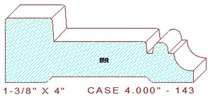 Door/Window Casing  4" - 143