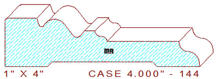 Door/Window Casing 4" - 144