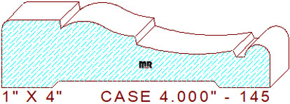 Door/Window Casing 4" - 145 Door/Window Casing 4" - 145