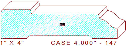 Door/Window Casing 4" - 147 Door/Window Casing 4" - 147