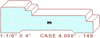 Door/Window Casing 4" - 149 Door/Window Casing 4" - 149