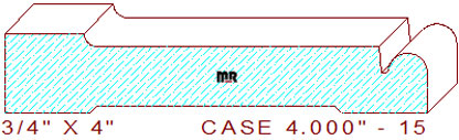 Door/Window Casing 4" - 15 Door/Window Casing 4" - 15