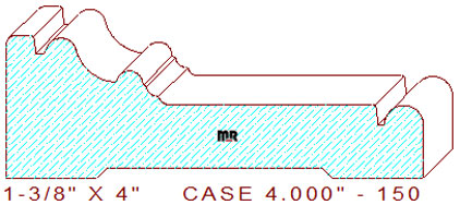 Door/Window Casing 4" - 150 Door/Window Casing 4" - 150