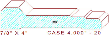 Door/Window Casing 4" - 20 Door/Window Casing 4" - 20