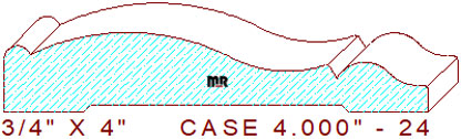 Door/Window Casing 4" - 24