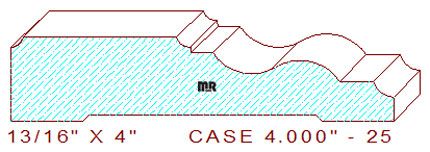 Door/Window Casing 4" - 25