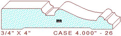 Door/Window Casing 4" - 26 Door/Window Casing 4" - 26