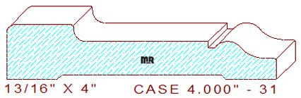 Door/Window Casing 4" - 31 Door/Window Casing 4" - 31