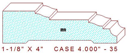 Door/Window Casing 4" - 35 Door/Window Casing 4" - 35