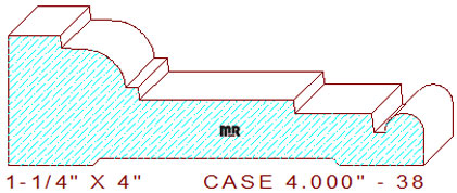 Door/Window Casing 4" - 38 Door/Window Casing 4" - 38